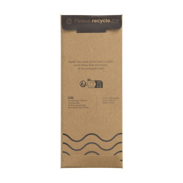 Logo trade corporate gift photo of: Vegan Pineapple Leather Keyring