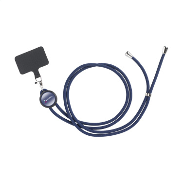 Logotrade corporate gift image of: Lace Lanyard GRS RPET 5 mm keycord