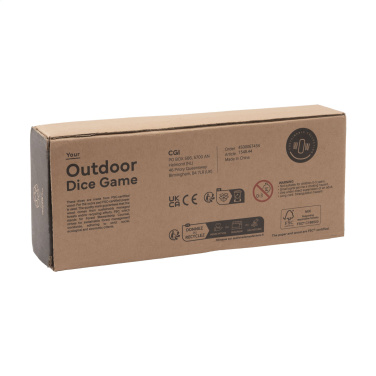Logo trade advertising products image of: Outdoor Dice Game
