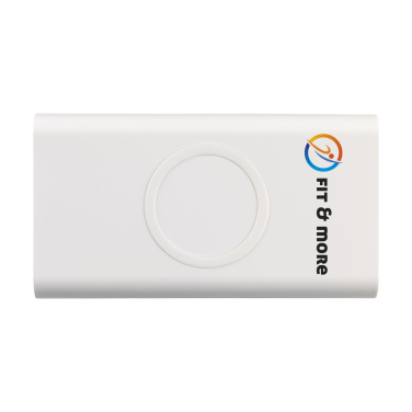 Logo trade advertising products picture of: Wireless Powerbank 8000 C wireless charger