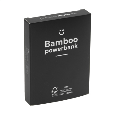 Logotrade promotional merchandise image of: Bamboo 4000 Powerbank external charger