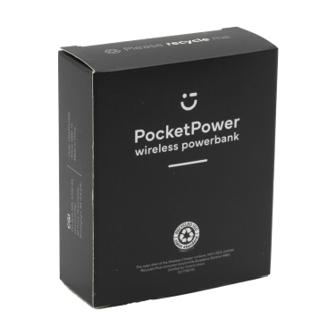 Logo trade advertising product photo of: PocketPower 10000 Wireless Powerbank wireless charger