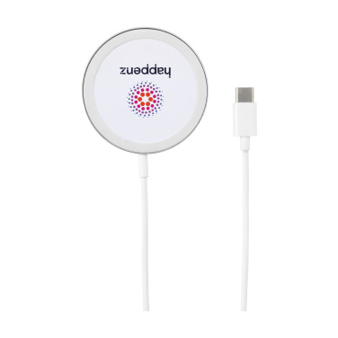 Logo trade promotional merchandise image of: Force MagSafe 10W Recycled Wireless Charger