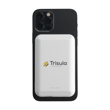 Logo trade promotional giveaways picture of: Force Magnetic RCS Recycled Wireless Powerbank 5000