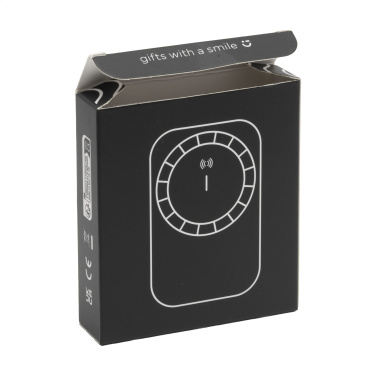Logo trade advertising product photo of: Force Magnetic RCS Recycled Wireless Powerbank 5000