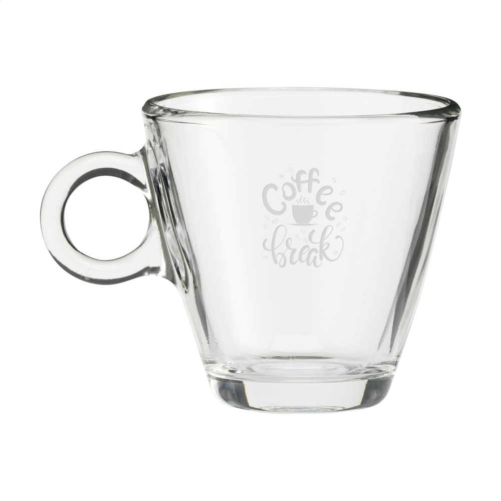 Logo trade promotional items image of: Lugano Coffee Glass 230 ml