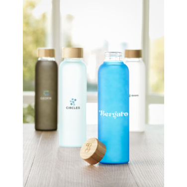 Logo trade promotional giveaways picture of: Frosty Glass Bottle 550 ml drinking bottle