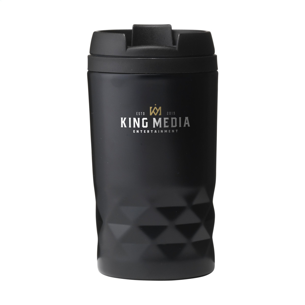 Logo trade advertising products image of: Graphic Mini Mug RCS Recycled Steel 250 ml thermo cup