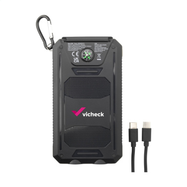 Logotrade business gift image of: Trail RCS Solar Charger Compass 8000