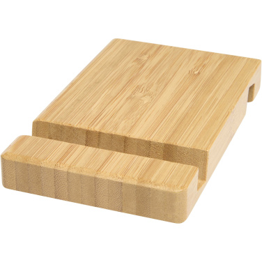 Logotrade advertising product image of: Bubup bamboo 2-angled tablet and phone stand