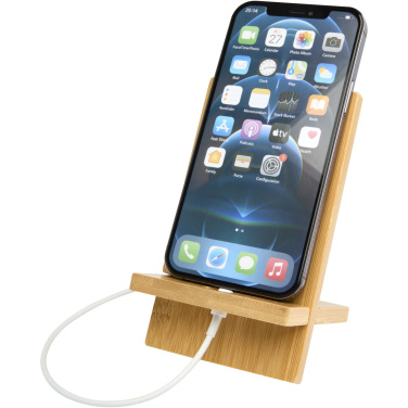 Logotrade business gift image of: Ceibo detachable bamboo phone stand