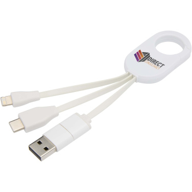 Logotrade business gifts photo of: Troop 4-in-1 recycled plastic charging cable