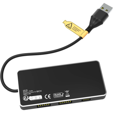 Logo trade corporate gifts picture of: SCX.design H20 8-in-1 USB hub with dual input and 6-ports