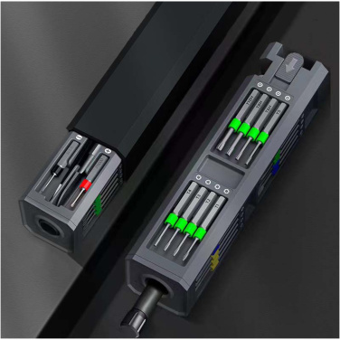 Logotrade promotional giveaway image of: SCX.design T20 30-piece screwdriver and repair set in aluminium case