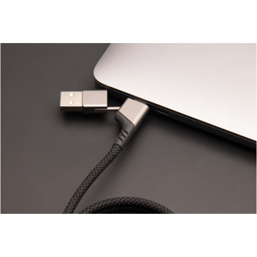Logotrade promotional merchandise image of: SCX.design C52 100W 4-in-1 rPET magnetic ultra fast charging cable 