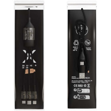 Logotrade advertising product image of: SCX.design C50 5-in-1 fast charging 100W/5A cable with digital display