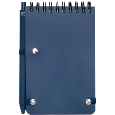 Logotrade promotional gift picture of: Thalaasa A6 hard cover ocean-bound notebook with ballpoint pen (black ink)