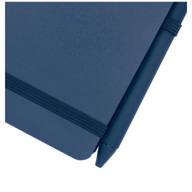 Logotrade advertising products photo of: Thalaasa A6 hard cover ocean-bound notebook with ballpoint pen (black ink)