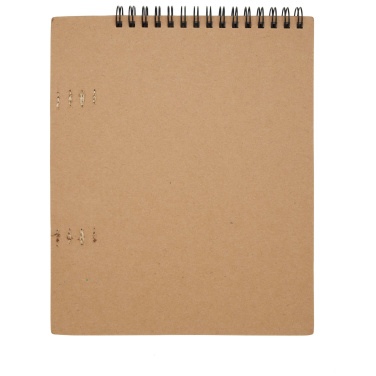 Logotrade advertising products photo of: Doodle A5 spiral soft cover notebook and crayon set