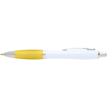 Logo trade promotional merchandise photo of: Nash recycled plastic ballpoint pen (blue ink)