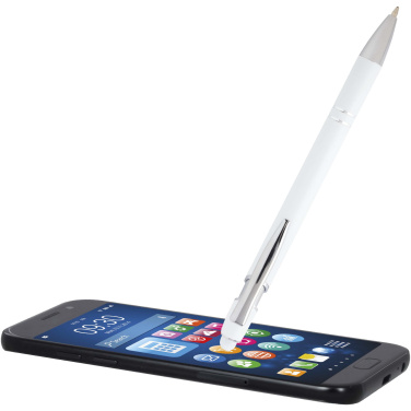 Logotrade promotional giveaway picture of: Kish ballpoint pen with silver finish (blue ink)