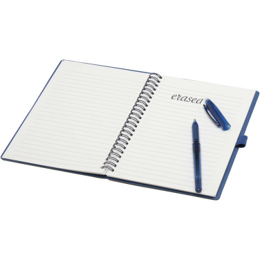 Logotrade promotional gift picture of: Slate reusable soft cover notebook and pen set (black ink)