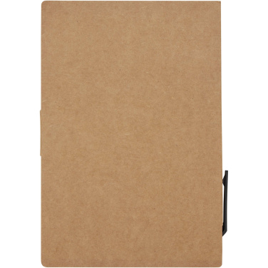 Logo trade business gift photo of: Swift sticky notes booklet with ballpoint pen (black ink)