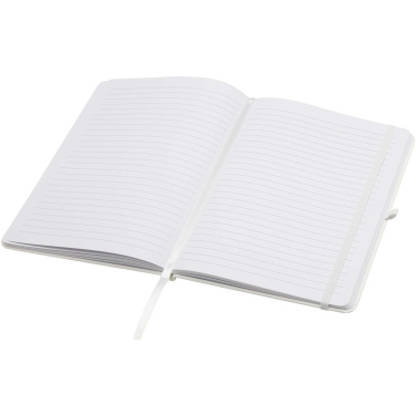 Logo trade promotional items picture of: Teak A5 recycled hard cover notebook with lined pages