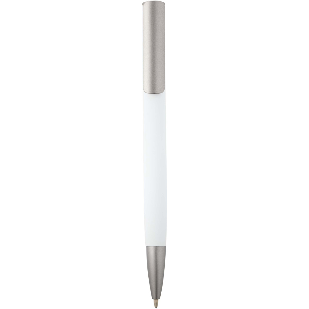Logo trade business gifts image of: Ziguur recycled aluminium ballpoint pen (black ink)