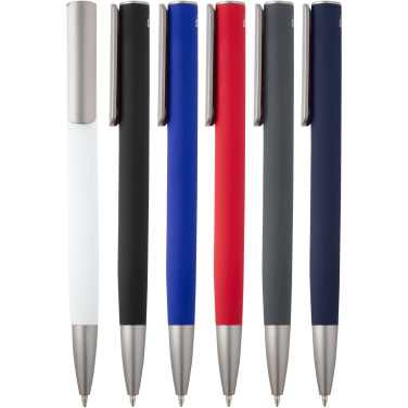 Logotrade promotional product picture of: Ziguur recycled aluminium ballpoint pen (black ink)