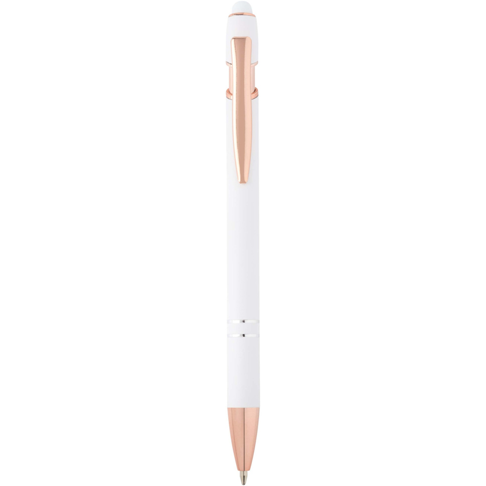 Logo trade promotional giveaways picture of: Nanna ballpoint pen with rose gold finish (black ink)