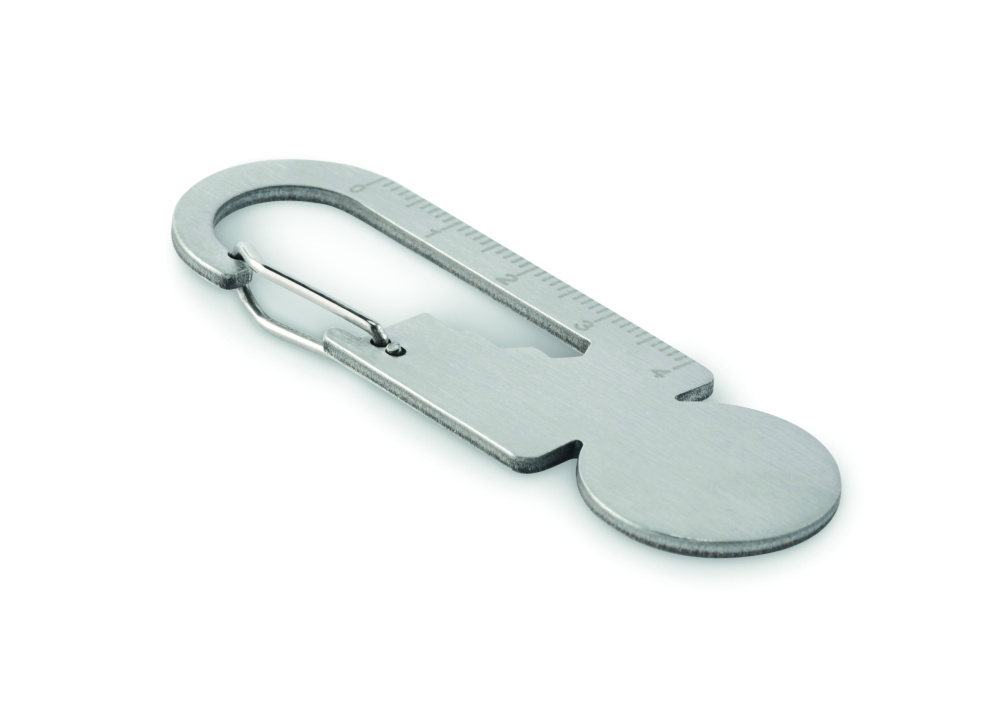 Logo trade promotional merchandise image of: Multifunctional key ring token