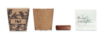 Logo trade promotional merchandise image of: Mint seeds growing kit