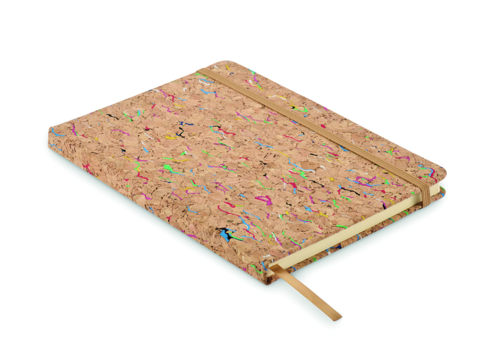 Logotrade promotional item picture of: A5 cork coloured notebook