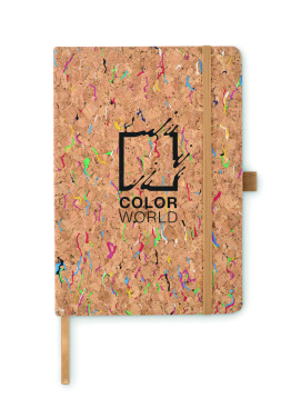 Logotrade corporate gift picture of: A5 cork coloured notebook