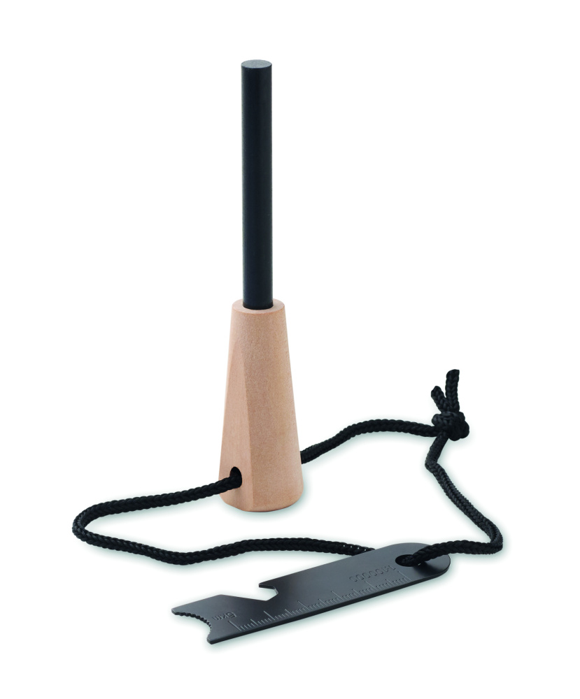 Logo trade promotional gifts image of: Pine wood fire starter tools