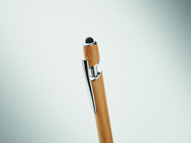 Logo trade promotional gifts picture of: Ball pen in bamboo