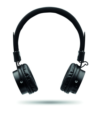 Logo trade advertising products image of: ABS wireless foldable headphone
