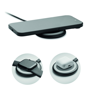 Logotrade promotional merchandise picture of: 3 in 1 wireless charger 15W