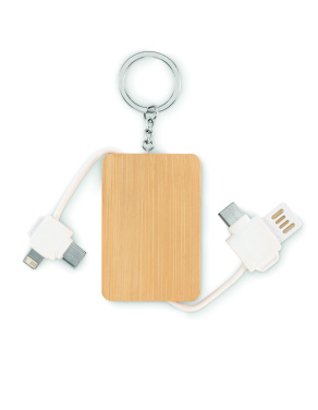 Logo trade promotional product photo of: Key ring charging cable