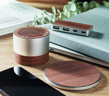 Logo trade promotional products picture of: Recycled aluminium speaker