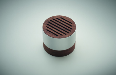 Logo trade promotional merchandise picture of: Recycled aluminium speaker