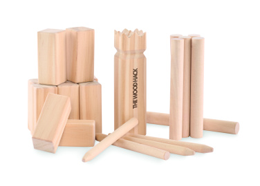 Logo trade business gift photo of: Pinewood outdoor throwing game