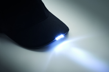 Logotrade promotional product image of: 5 panel LED cotton cap 220gr/m²