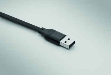 Logo trade promotional product photo of: 60W cable keyring recycled ABS