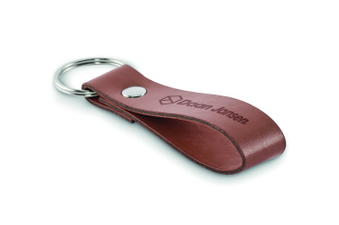 Logo trade promotional giveaways image of: PU loop key ring