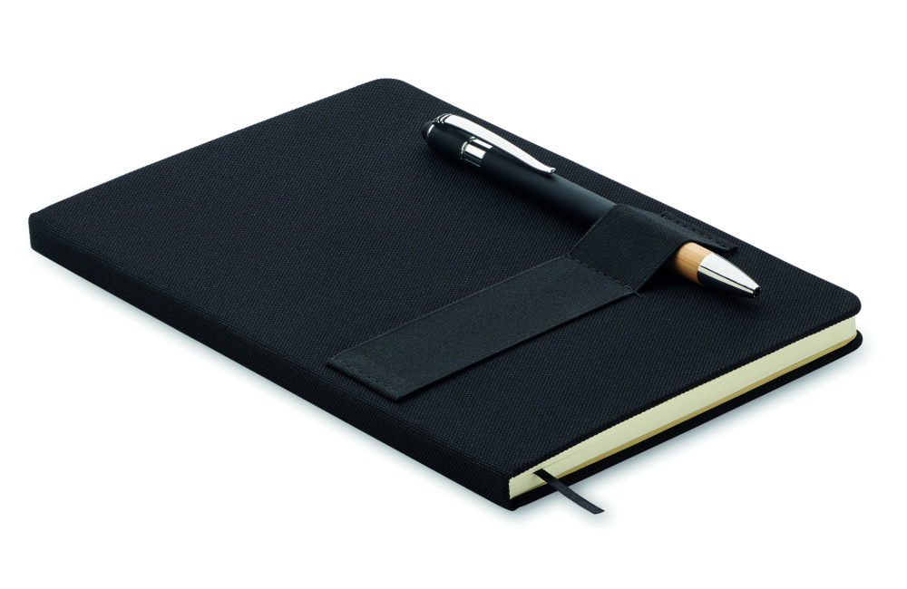 Logotrade corporate gift picture of: A5 RPET notebook with pen