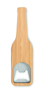 Logo trade corporate gifts picture of: Bamboo bottle opener