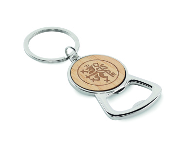 Logotrade promotional item image of: Recycled aluminium key ring