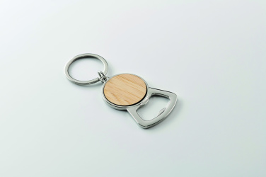 Logo trade promotional giveaways picture of: Recycled aluminium key ring